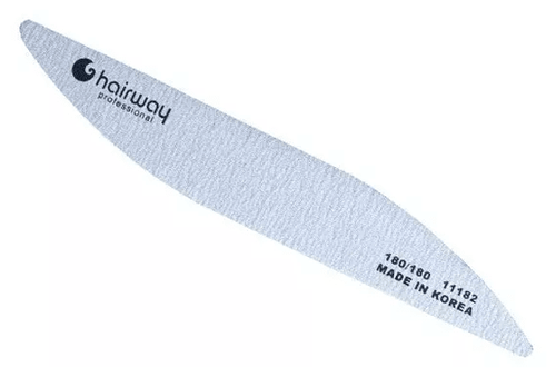 Пилка Hairway , зебра 180/180, пластиковая основа, волна 11182
