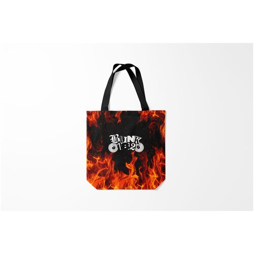 фото Сумка-шоппер / 40х40 см / рок / blink 182 burnettie