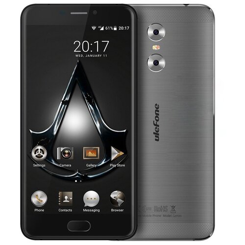 Смартфон Ulefone Gemini, 2 micro SIM, серый