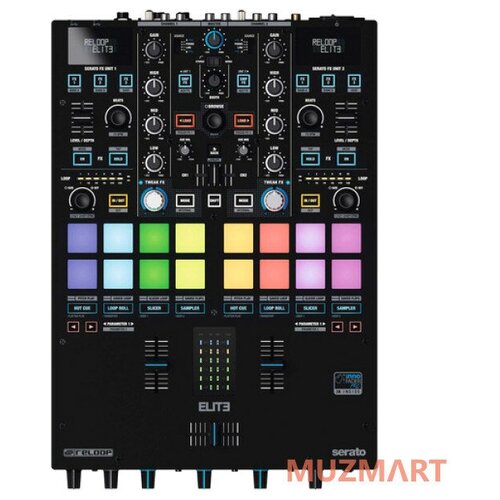 DJ микшерный пульт Reloop Elite reloop beatmix 2 mk2 dj controller black digital vinyl system dvs scratcher 2 channels