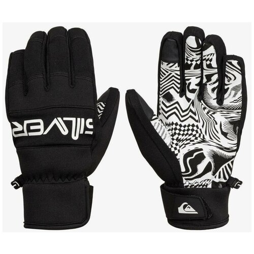 Перчатки для сноуборда Quiksilver Method Glove M Glov True Black (US:L) белый/черный  