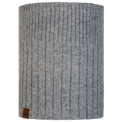 фото Buff вязаный шарф-труба с флисом buff neckwarmer knitted polar kort light grey