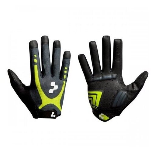 фото Перчатки cube natural fit gloves touch lf lime'n'b