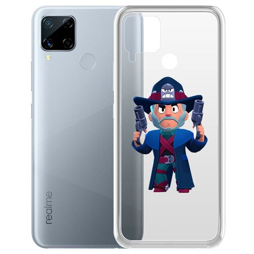 фото Чехол-накладка clear case brawl stars-стрелок кольт для realme c15 krutoff group