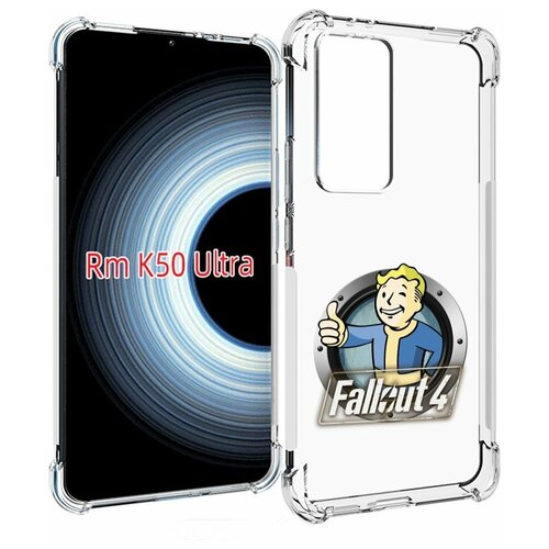 Чехол MyPads Fallout-4 для Xiaomi 12T / Redmi K50 Ultra задняя-панель-накладка-бампер