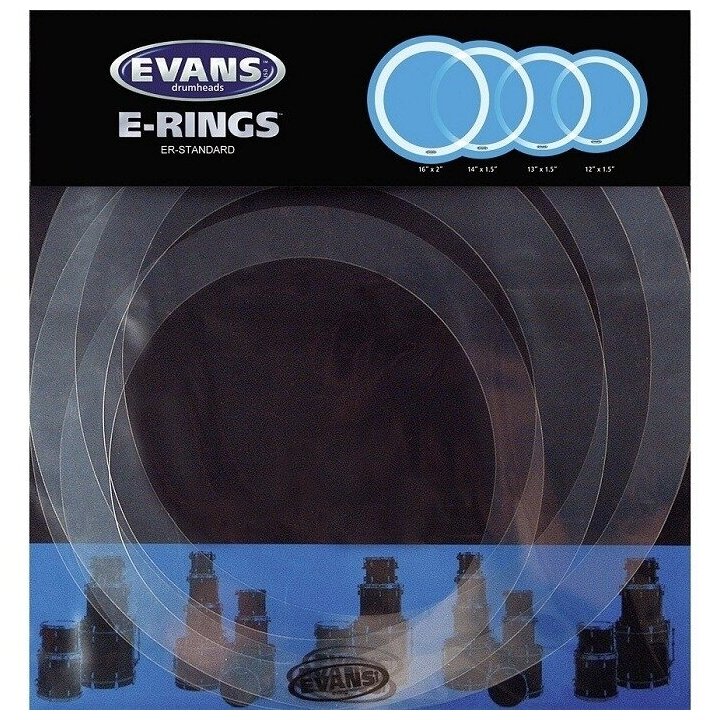 Набор демпфирующих колец EVANS ER-STANDARD 12",13",14",16"