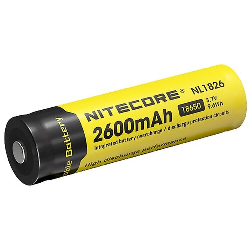 фото Nitecore аккумулятор nitecore nl1826 18650 3.7v 2600ma