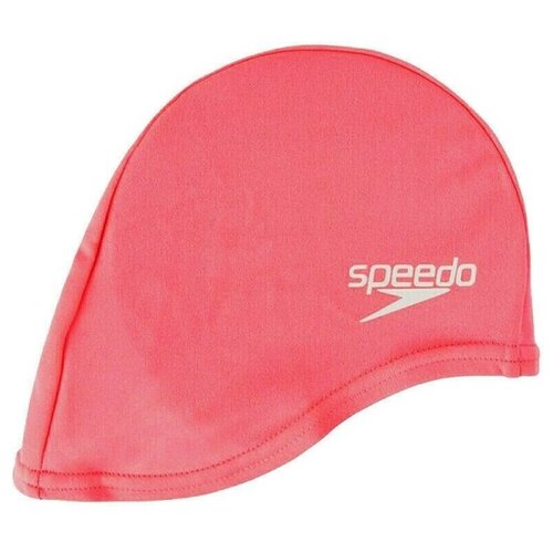 фото Шапочка для плавания детская speedo polyester cap jr , арт.88-710111587, розовый, полиэстер