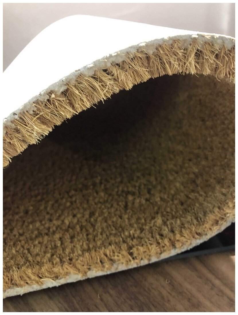 Коврик придверный из натурального кокосового волокна 40 х 60 см - фотография № 8