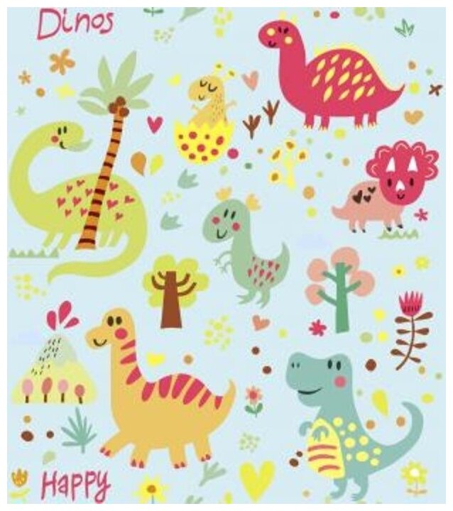 фото Обои бумажные Саратовская обойная фабрика Дракоша 623-04 0,53*10м