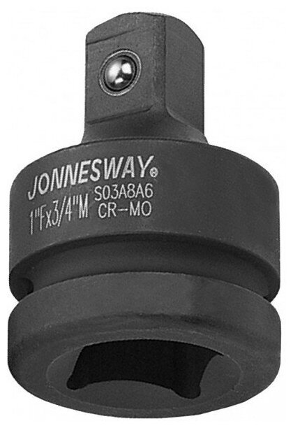 Адаптер-переходник Jonnesway для ударного инструмента F-3/4", M–1", S03A6A8, - фото №6