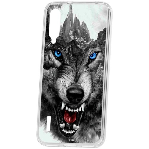 фото Чехол на xiaomi mi a3 kruche print волк кruче