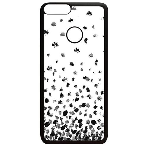 фото Модный чехол на телефон // huawei p smart 2018 // "снег" узор лепестки, utaupia, белый