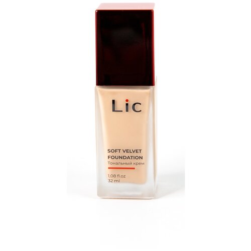 Lic Тональный крем Soft velvet foundation, 32 мл/50 г, оттенок: 03Y, 1 шт.