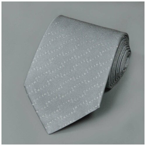 Шелковый галстук красивого серого цвета с лого Celine 834877