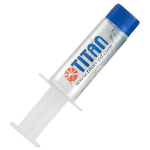 Термопаста Titan Nano Grease, шприц, 1.5 г