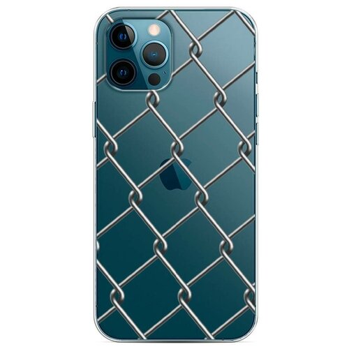 фото Силиконовый чехол "сетка" на apple iphone 12 pro max / айфон 12 про макс case place