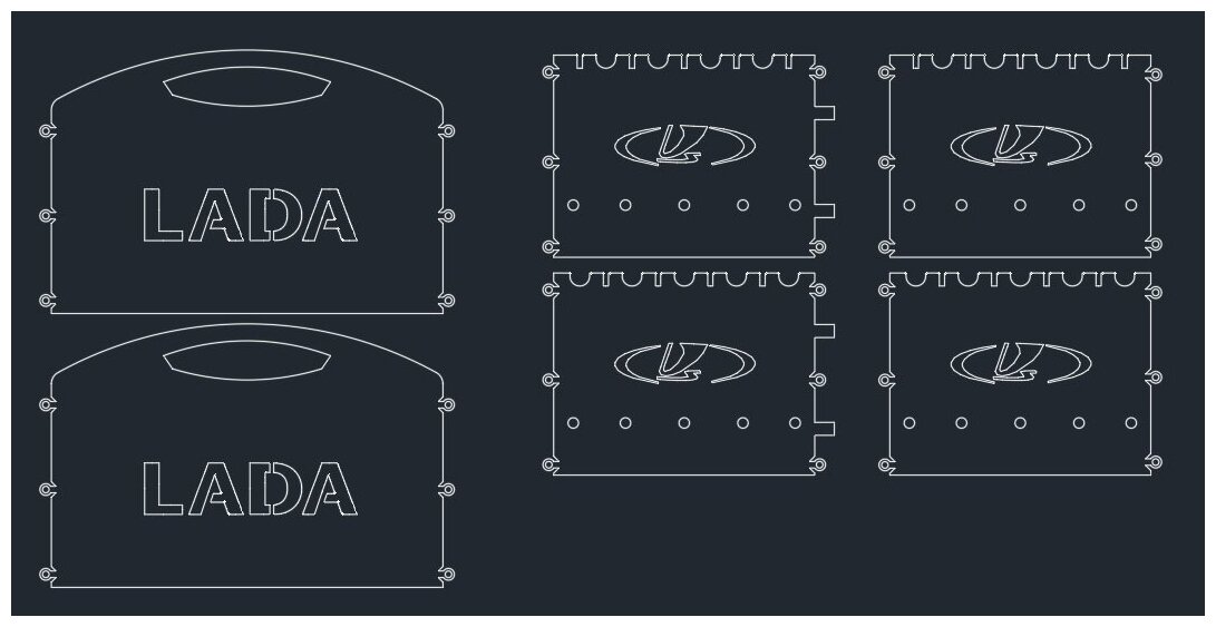 Мангал складной автомобильный "LADA" - фотография № 12