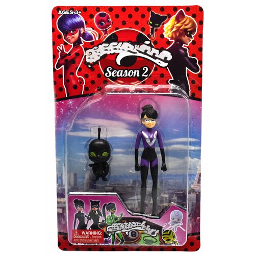 Фигурки - игрушки Леди Баг и квами фиолетовый