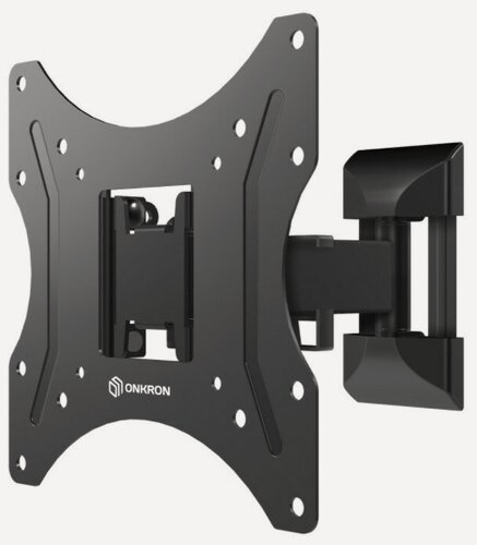 Изображение товара Настенный кронштейн ONKRON M2S (17"-43", наклонно-поворотный, черный)