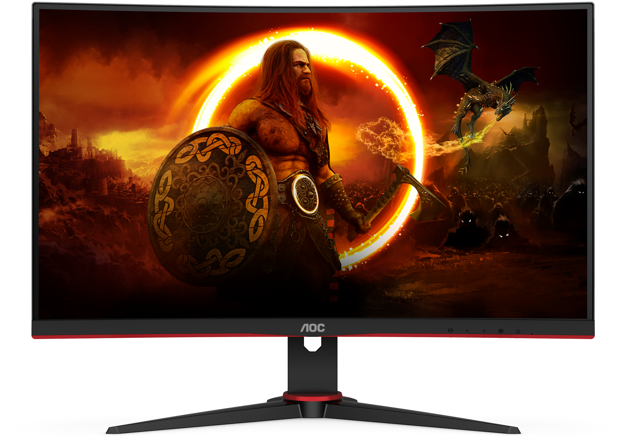 Игровой монитор AOC GAMING C24G2AE/BK