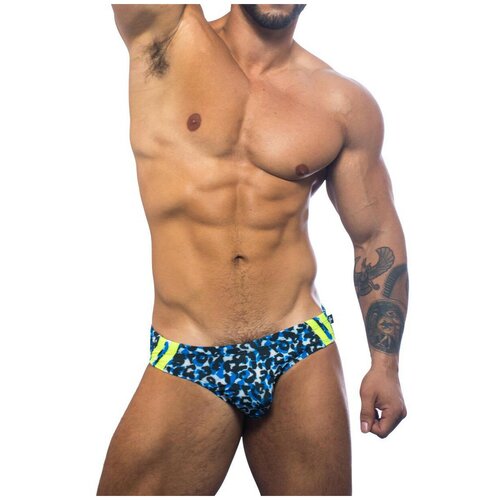 фото Плавки-брифы "midnight animal bikini" / andrew christian / синий / размер l