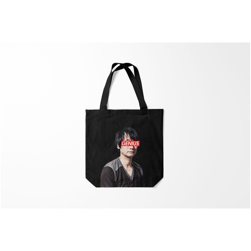 фото Сумка-шоппер / 40х40 см / геймерам / death stranding kojima genius burnettie