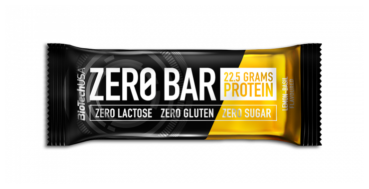 BioTechUSA Zero Bar Протеиновые батончики без сахара 50 г лимон-базилик (20 шт.)
