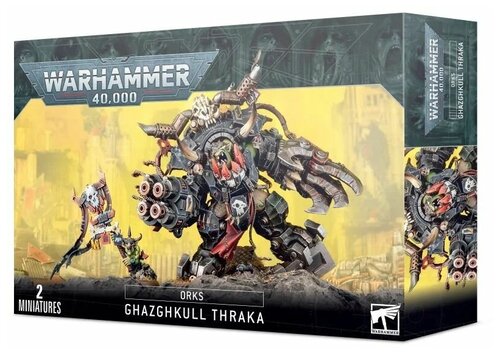 Набор миниатюр для настольной игры Warhammer 40000 - Ork Ghazghkull Thraka