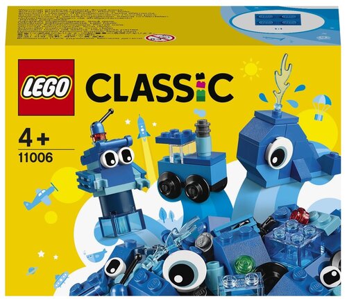 Конструктор LEGO Classic 11006 Синий набор для конструирования, 52 дет.