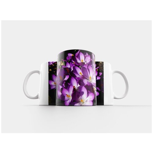 фото Кружка "крокус, зимнее солнце, весенние цветы" 320 мл lotsprints