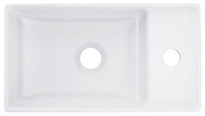 Раковина для ванной Ravak VEDA SLIM 400 белый (XJX01240000) - фотография № 11