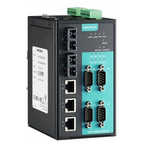 NPort S8455I-SS-SC 4-портовый преобразователь