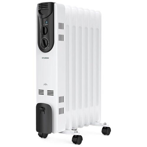 Маслонаполненный радиатор Hyundai H-HO-22-07-UI3351 белый 400300₽