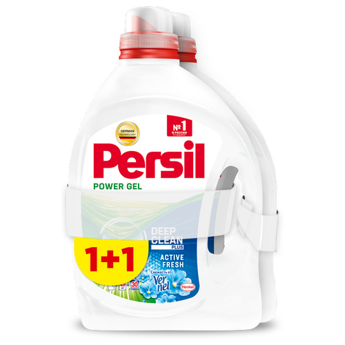 фото Гель для стирки persil свежесть от vernel complete solution, 1.95 л, бутылка, 2 шт