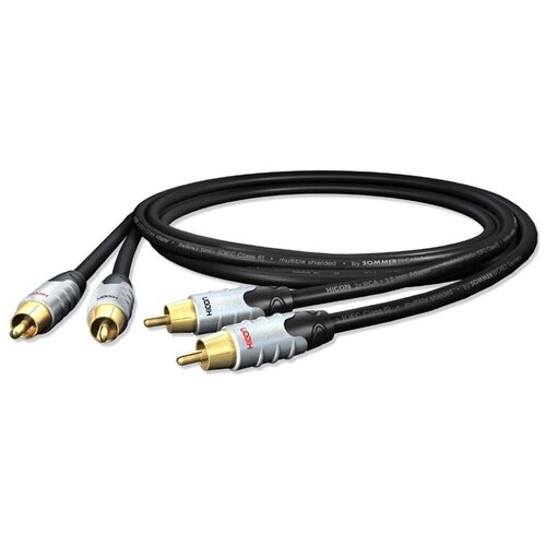 Кабель аудио 2xRCA - 2xRCA HIC-ON HIA-C2C2-0075 0.75m