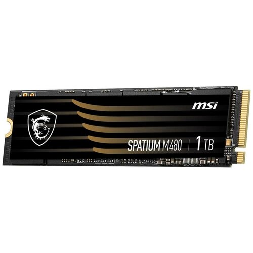 SSD жесткий диск PCIE 4.0 NVME M.2 1TB SPATIUM M480 1TB MSI