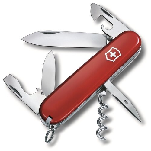 Нож Victorinox Spartan, 91 мм, 12 функций, красный, блистер нож victorinox spartan 91 мм 12 функций черный