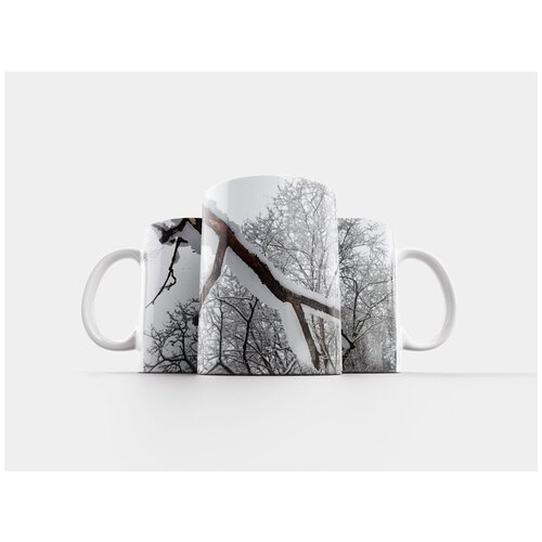фото Кружка "ветвь дерева, дерево, зима" 320 мл lotsprints