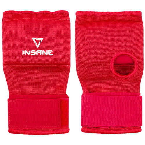 фото Перчатки внутренние для бокса dash, полиэстер/спандекс, красный insane