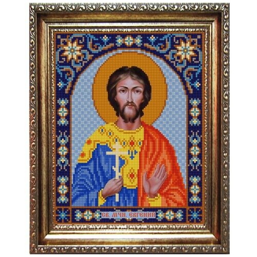 Рисунок на ткани Конёк для бисера, Святой Евгений, 20х25 см (9359) рисунок на ткани конёк бисер невинность 25 65 см 9758