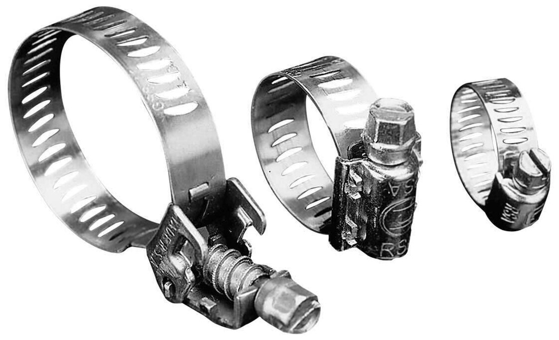 Хомуты червячные 40-60 мм ZIPOWER HOSE CLAMP 40-60 мм PM4086N - Zipower арт. PM4086N