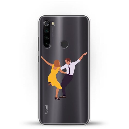 фото Силиконовый чехол миа и себастьян на xiaomi redmi note 8t andy & paul