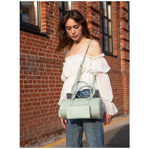 фото Двойная сумка kelly kross кк1603-4, бирюзовая