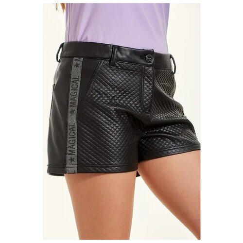 фото Шорты deloras, размер 164 см, черный, 20330