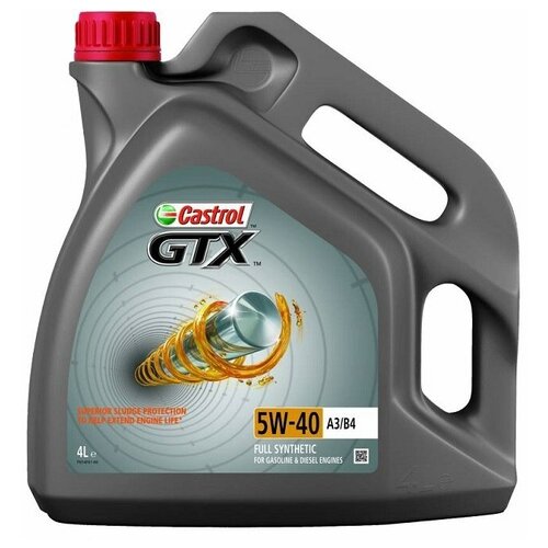 фото Масло моторное castrol gtx 5w40 a3/b4 4l