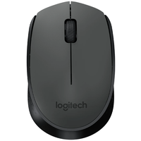 Беспроводная мышь Logitech M170, серый/черный