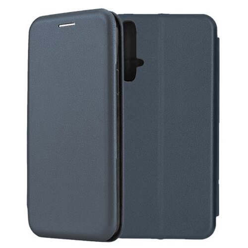 Чехол-книжка Fashion Case для Huawei Nova 5T темно-синий чехол книжка fashion case для huawei nova y90 синий