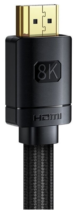 Кабель HDMI BASEUS High Definition (Zinc alloy) HDMI 8K- HDMI 8K Ver 21 1 метр Черный