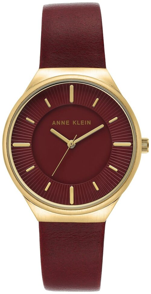 Наручные часы ANNE KLEIN Leather, красный, бордовый